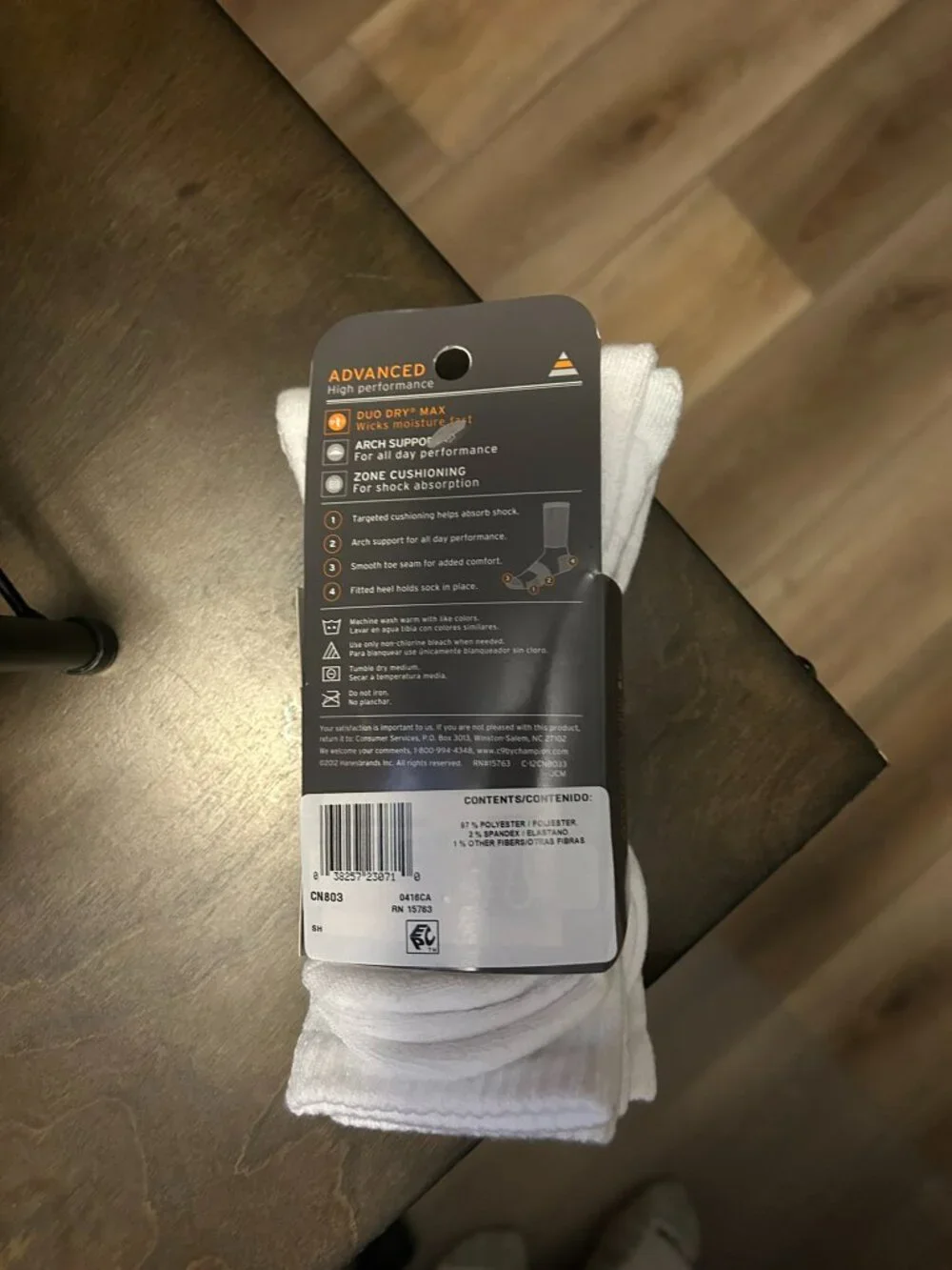 C9 Champion Women's Advanced High Performance Crew Socks (3 Pack, Size 5-9) NEW